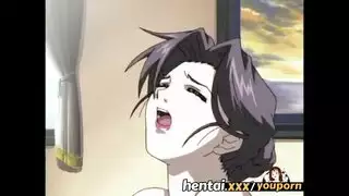 فتاة رسوم متحركة مثيرة تتحقق فيها فانتازيا الاختراق المزدوج