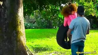 قحبه مغربية تتناك في الغابة